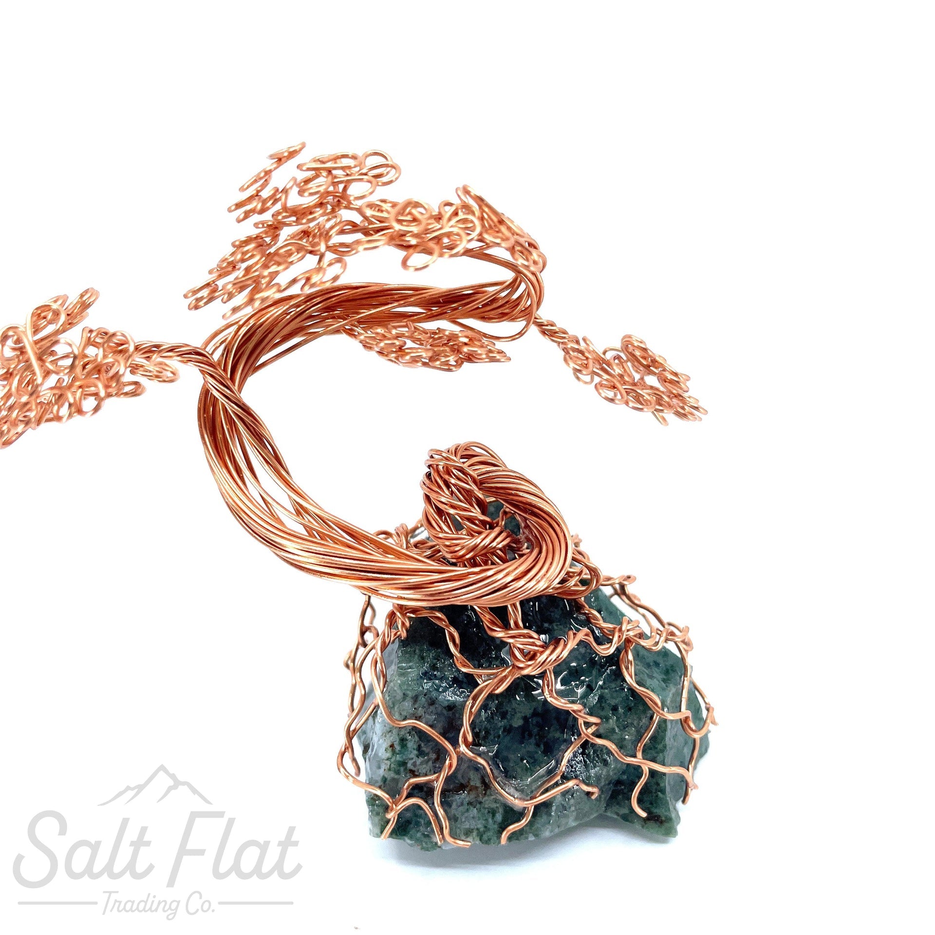 Mini Copper Bonsai Tree- Moss Agate