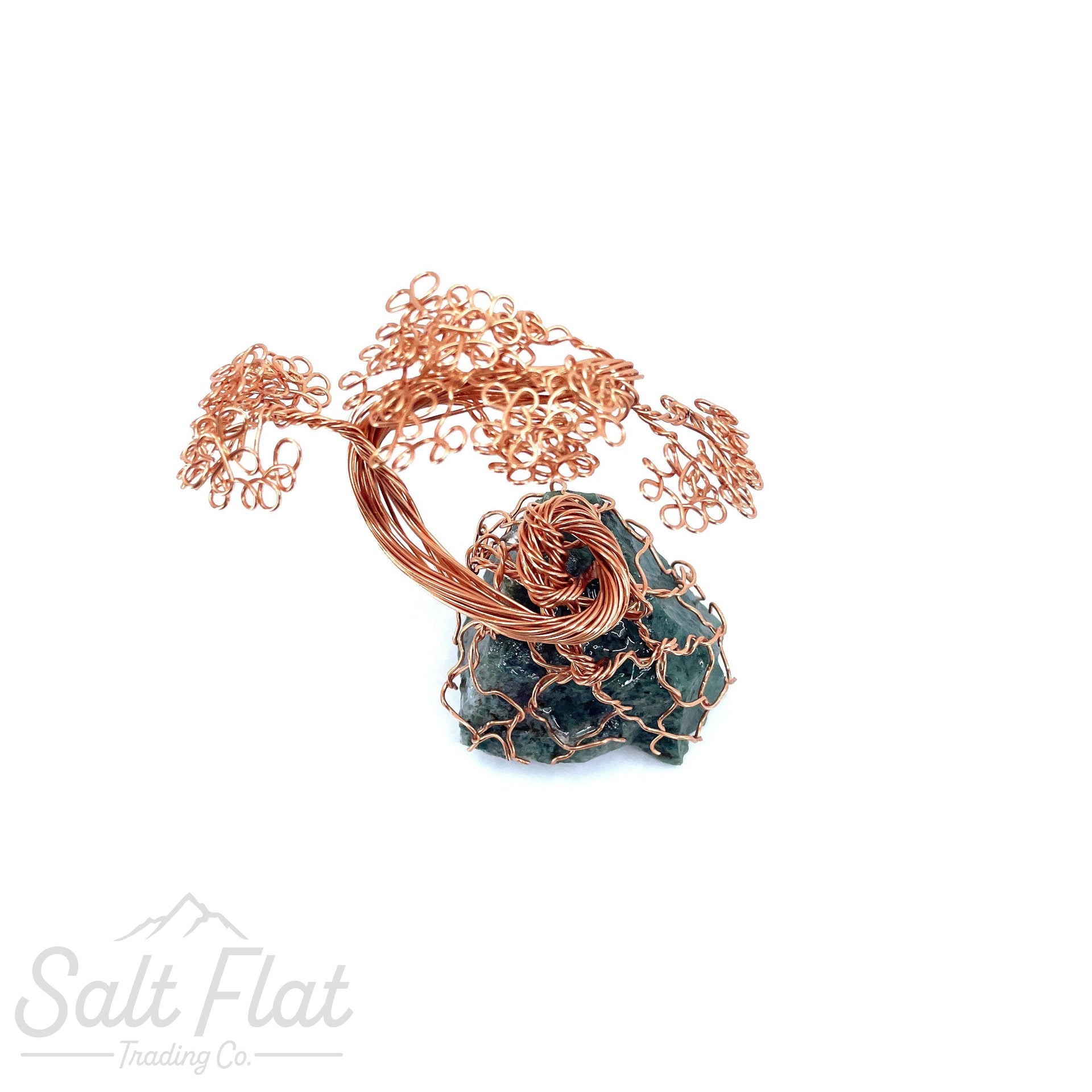 Mini Copper Bonsai Tree- Moss Agate