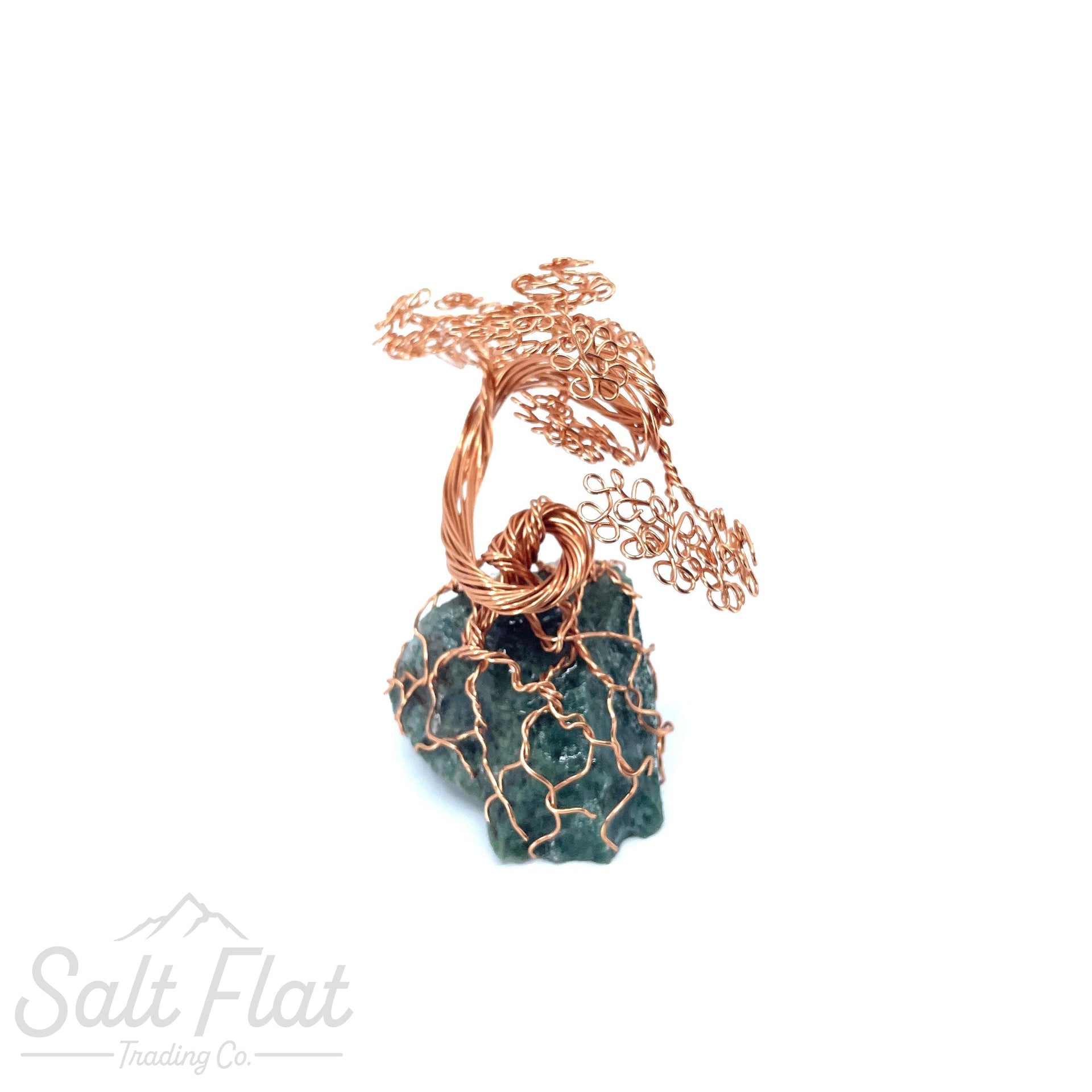Mini Copper Bonsai Tree- Moss Agate