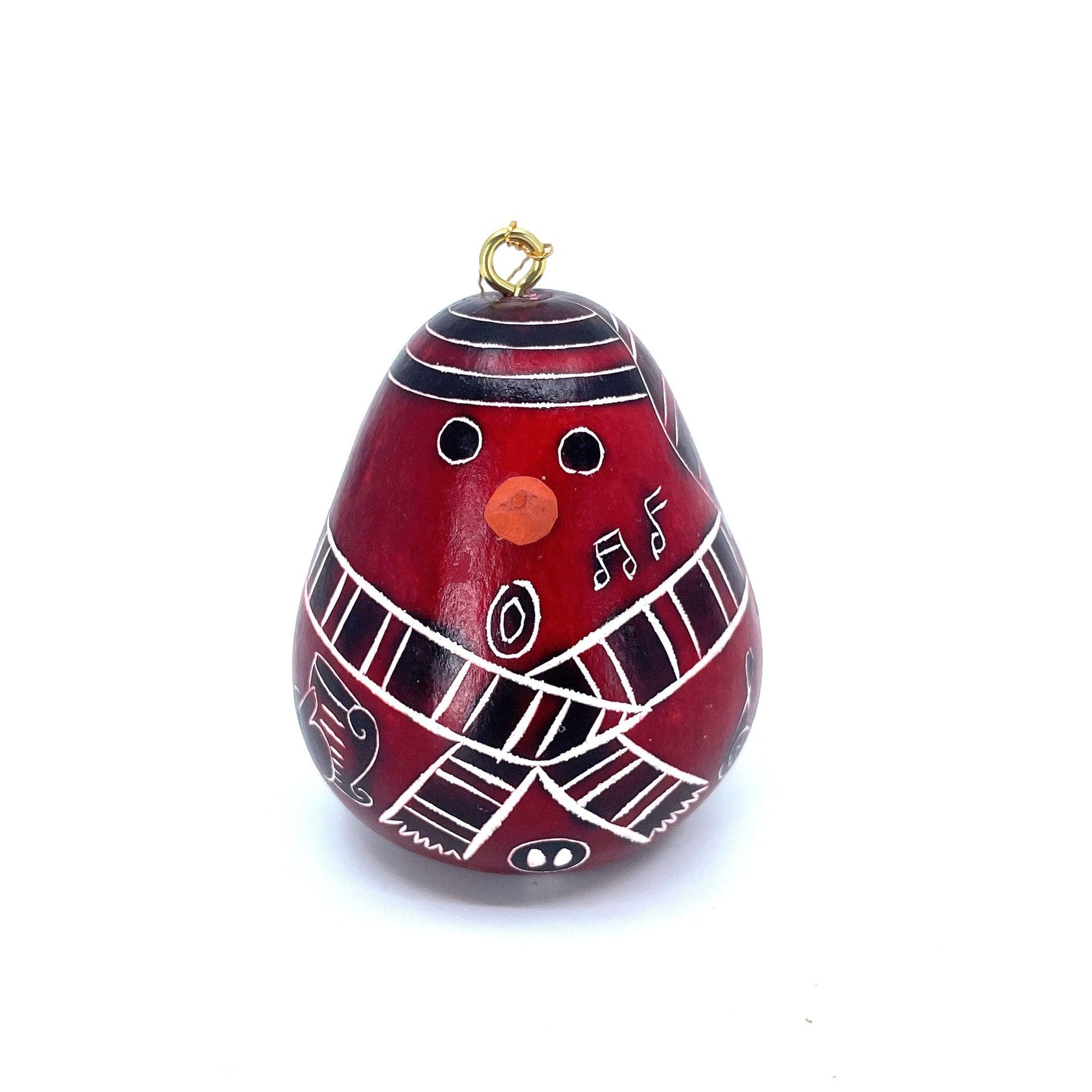 Mini Gourd Christmas Ornaments