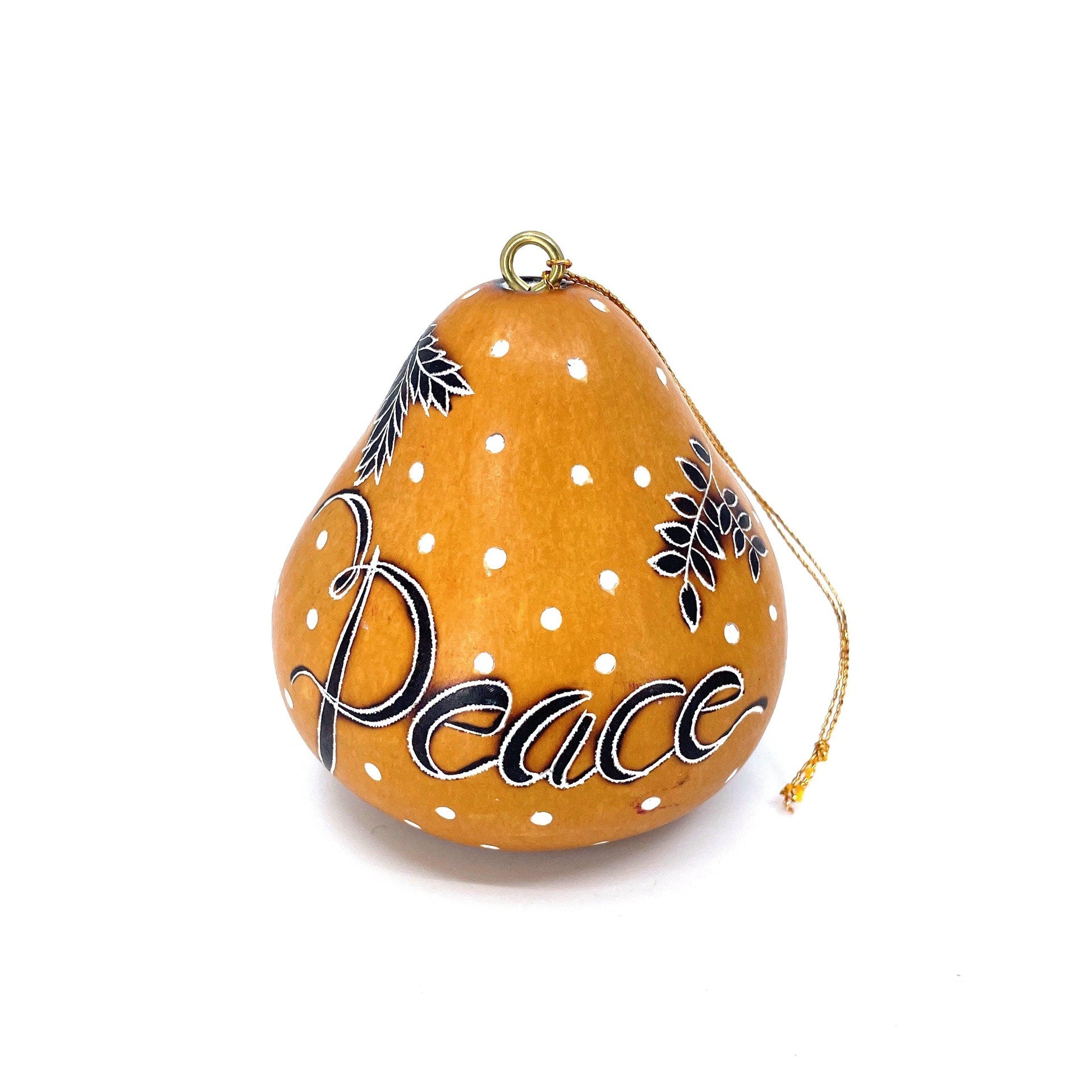 Mini Gourd Christmas Ornaments