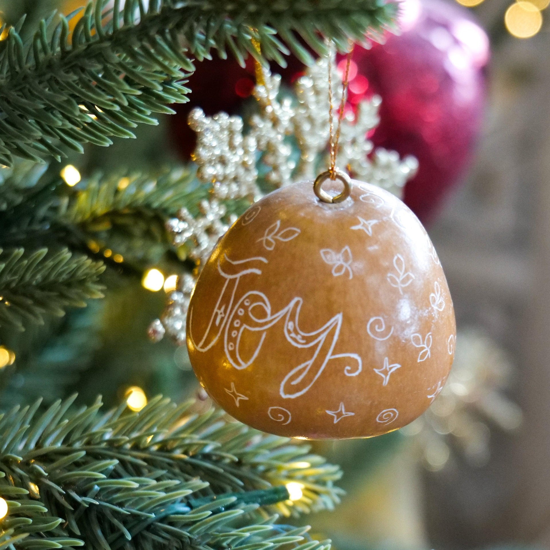 Mini Gourd Christmas Ornaments