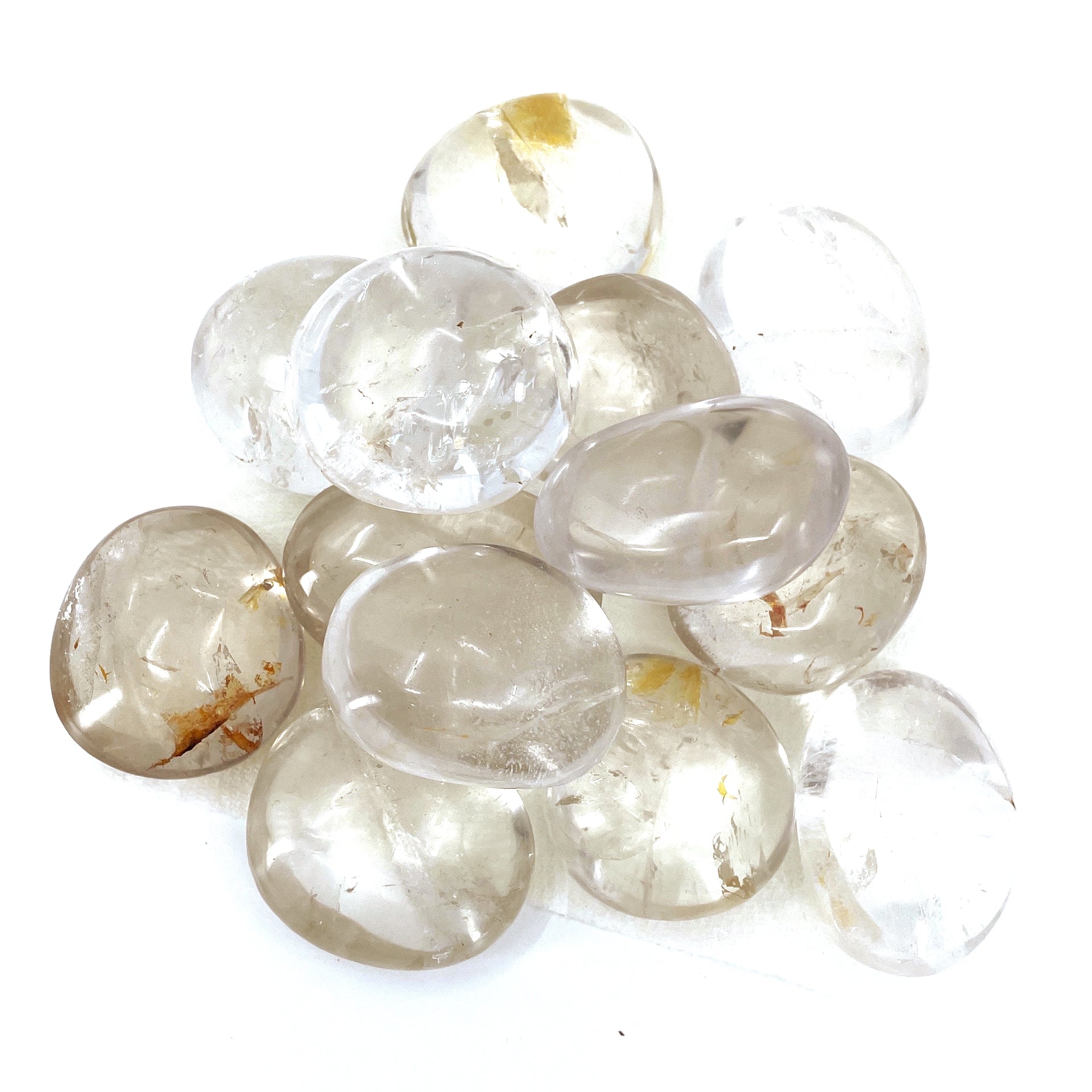 Clear Quartz Palm Stone