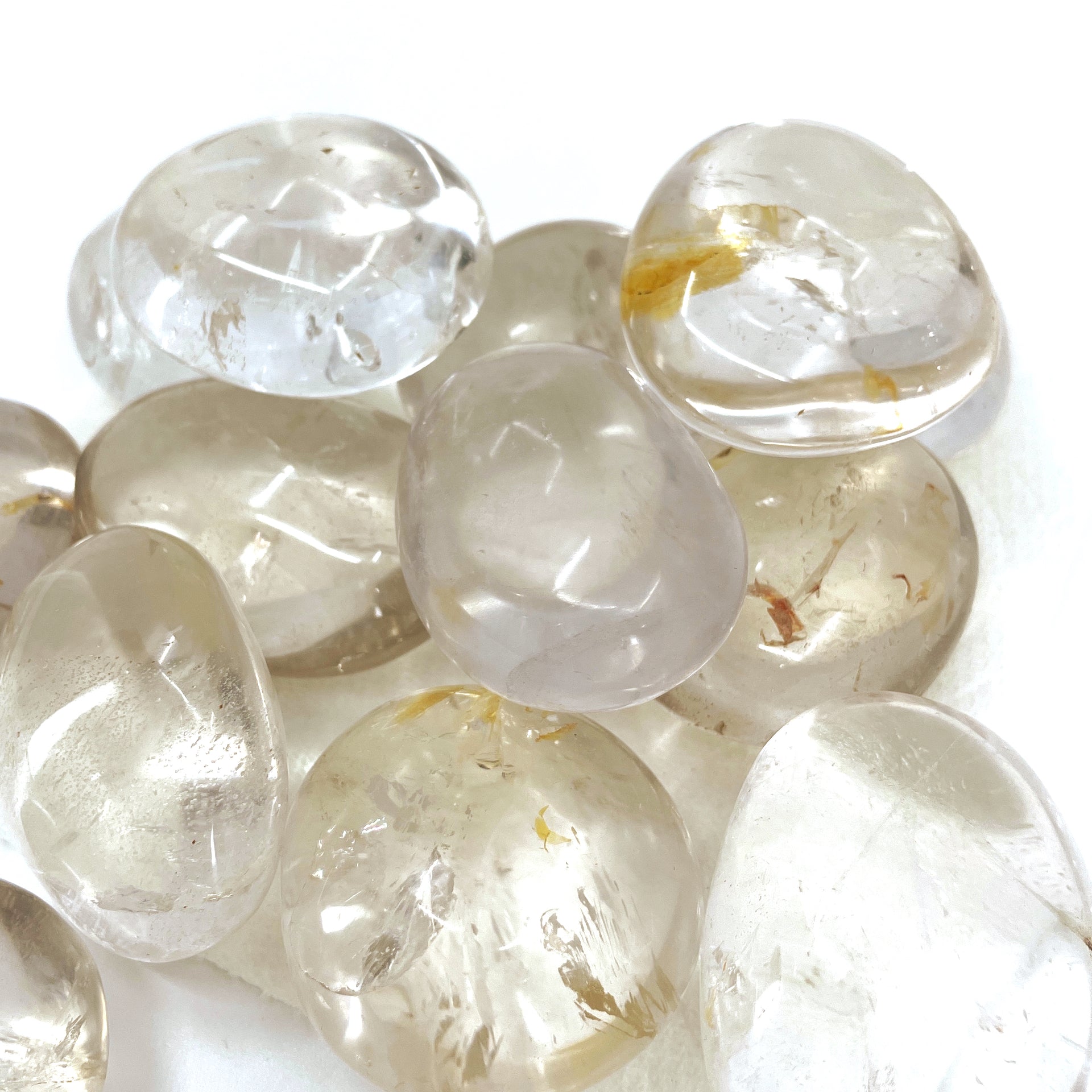 Clear Quartz Palm Stone