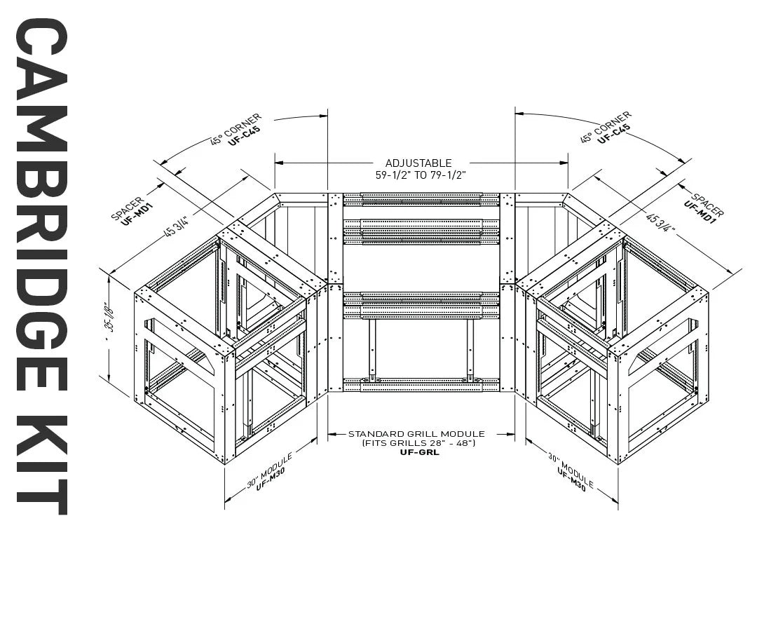 The Cambridge Outdoor Kitchen