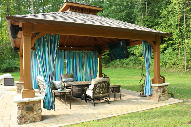 Pergola & Pavilion Curtains & Rods