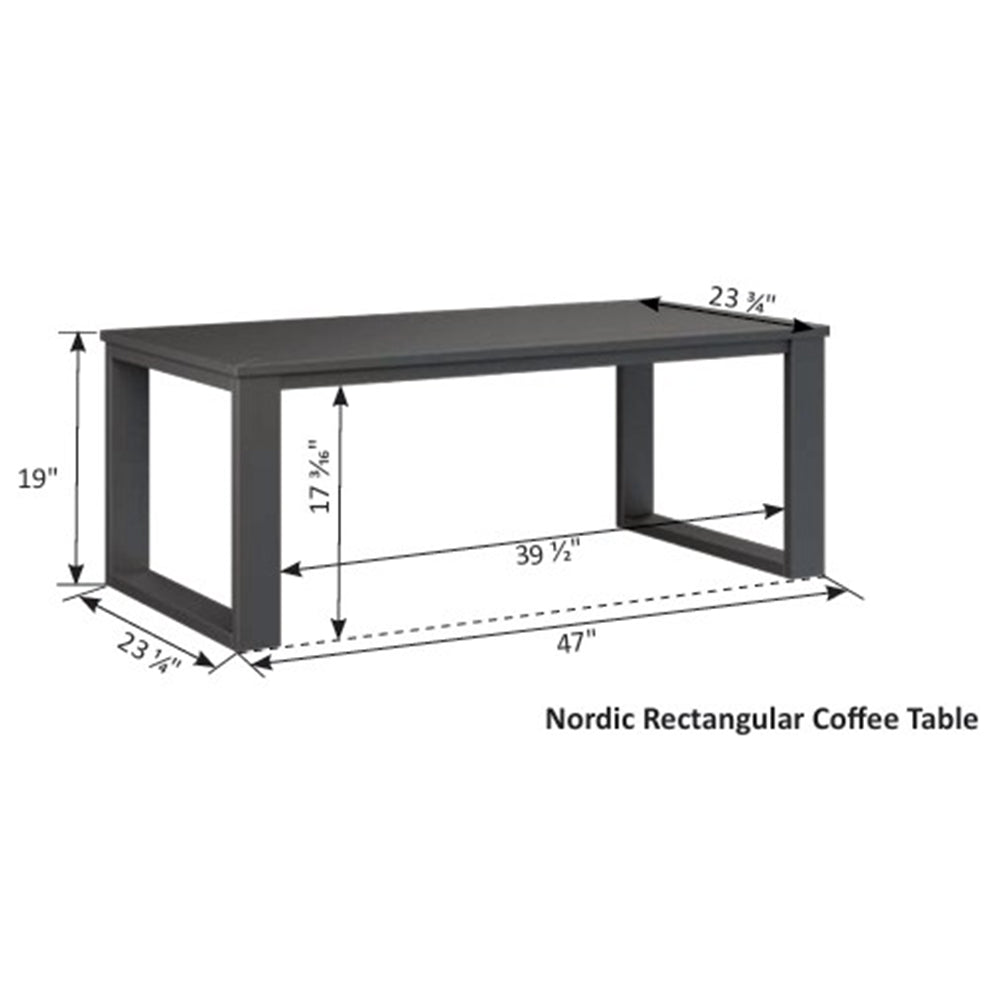 Nordic Rectangle Coffee Table