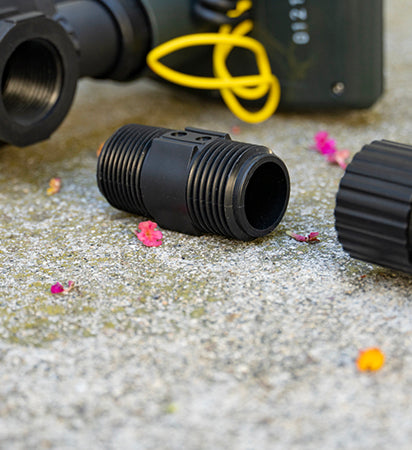 Threaded Nipple Adapter 3/4" MNPT x 3/4" MHT