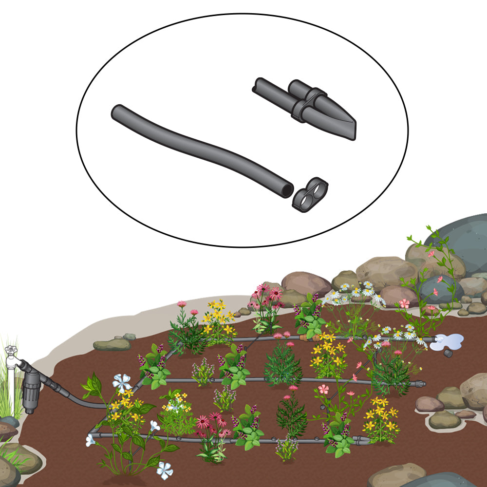 Extremo de manguera en forma de 8 (paquete de 5)