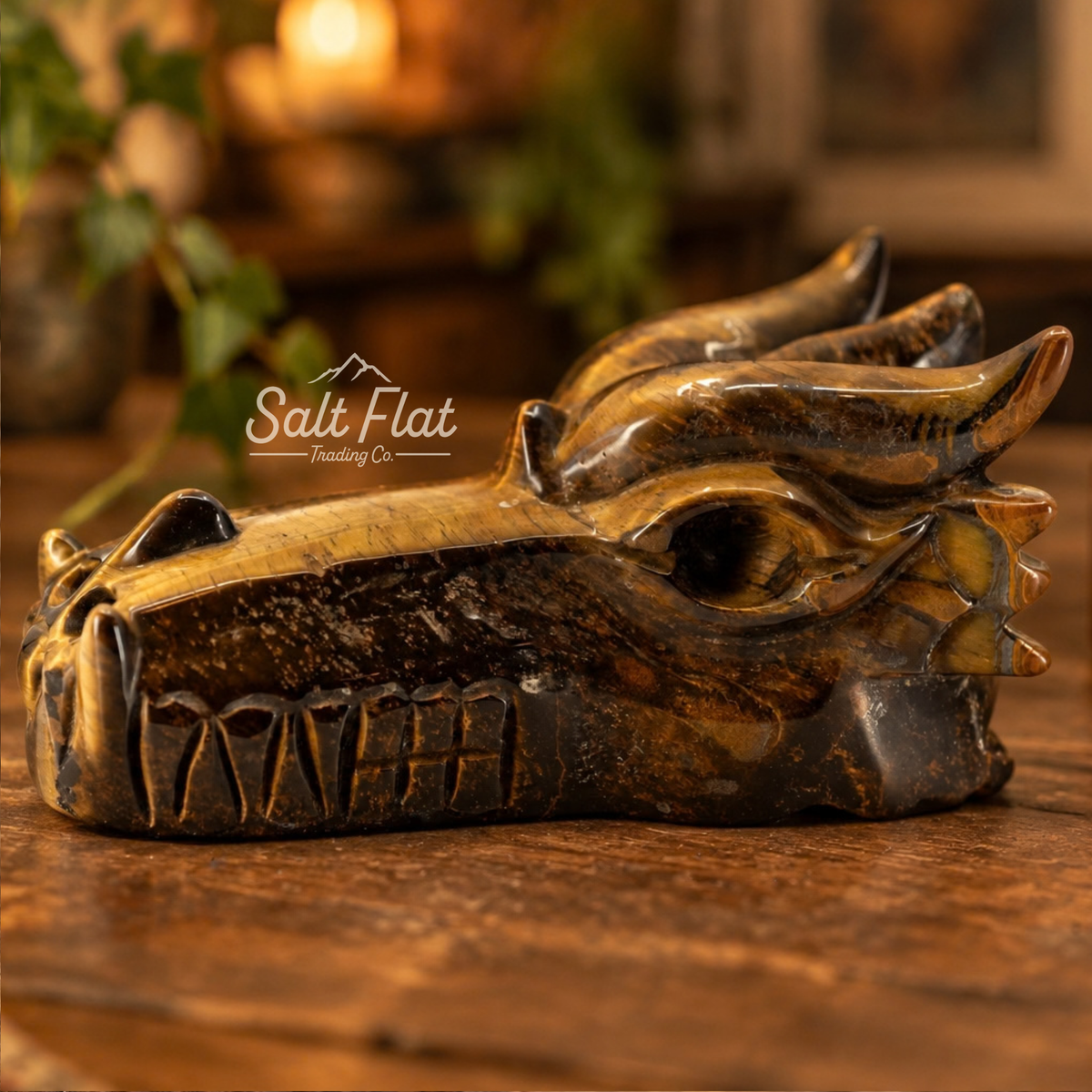 Crystal Dragon Skull