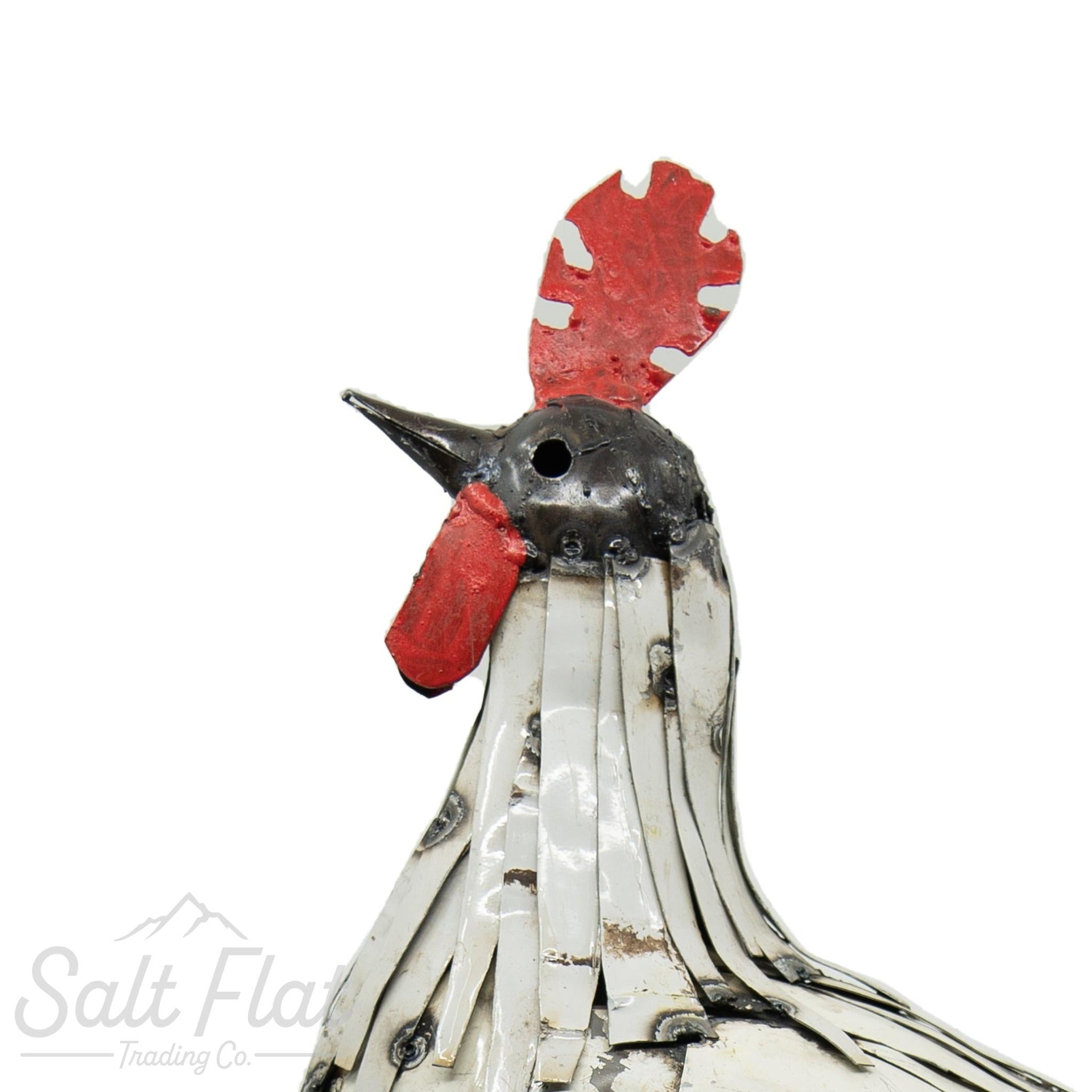 Recycled Metal Regal Rooster