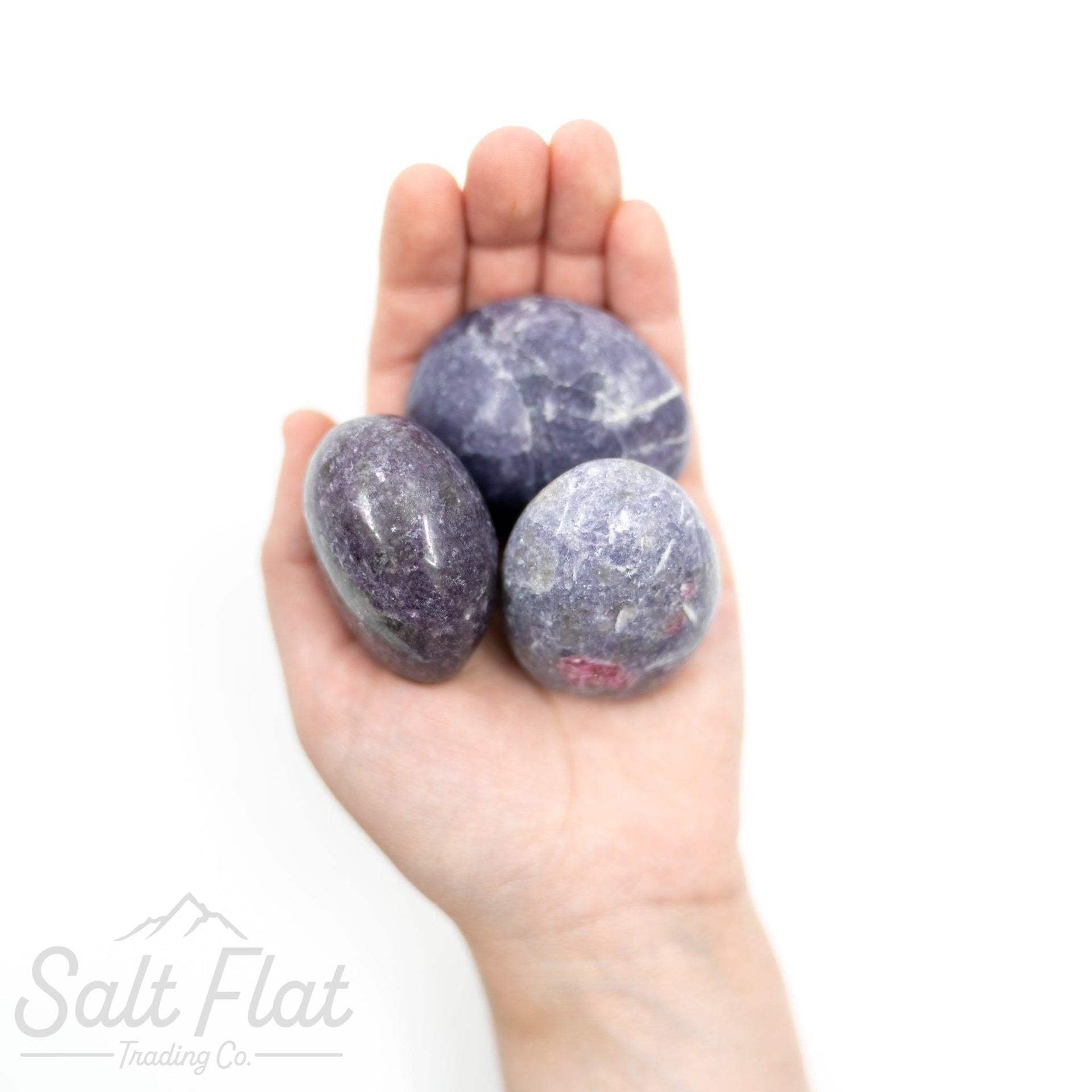 Lepidolite Palm Stone