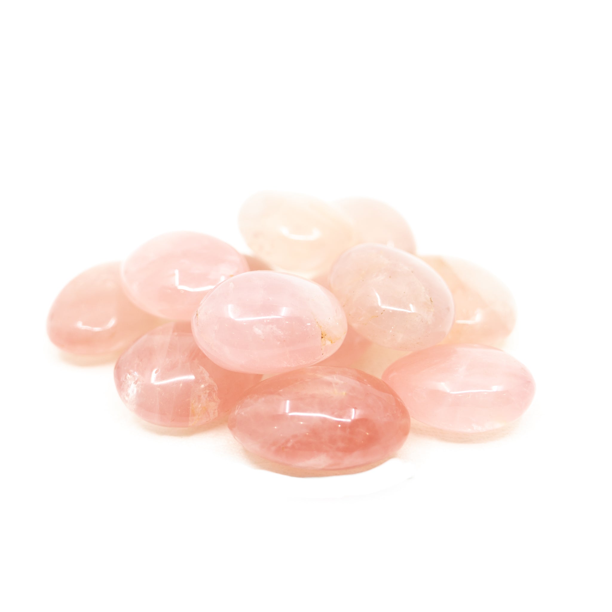 Rose Quartz Palm Stone