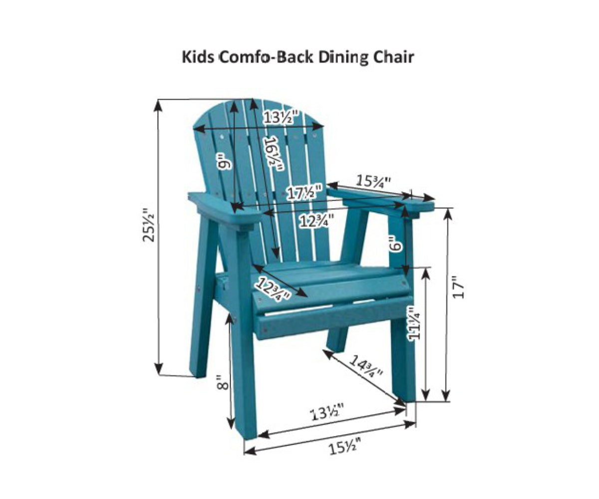 Kids Comfo Back Dining Chair