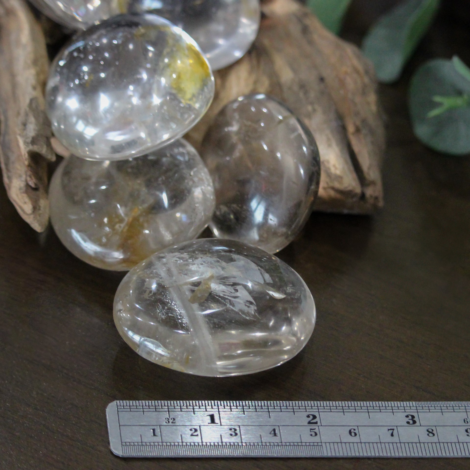 Light Smoky Quartz Palm Stone