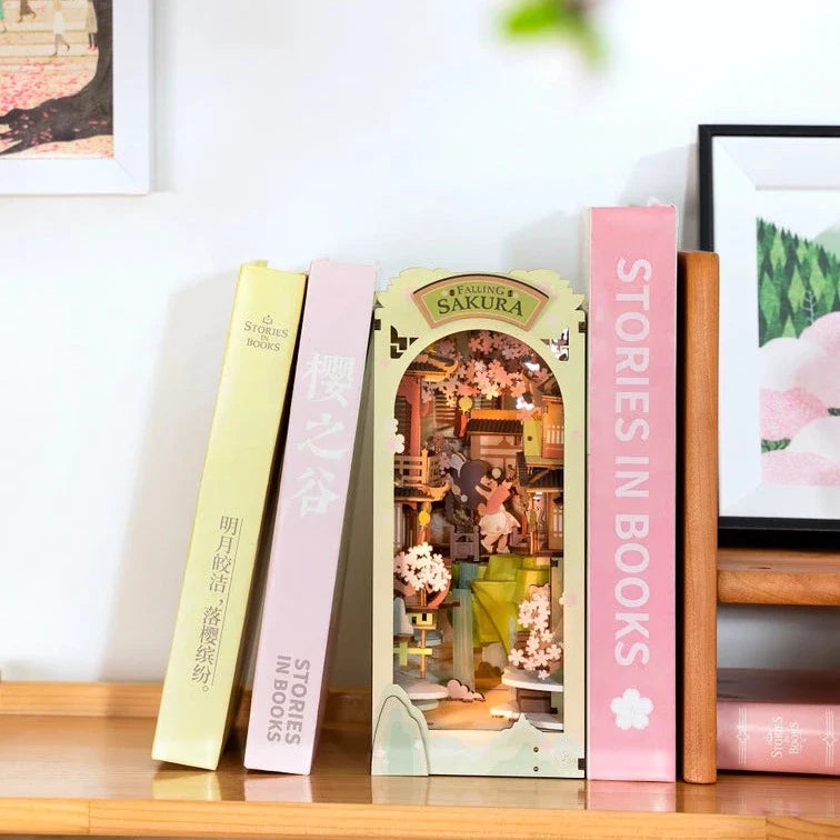 DIY Miniature House Book Nook Kit