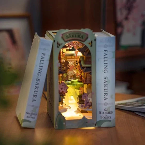 DIY Miniature House Book Nook Kit