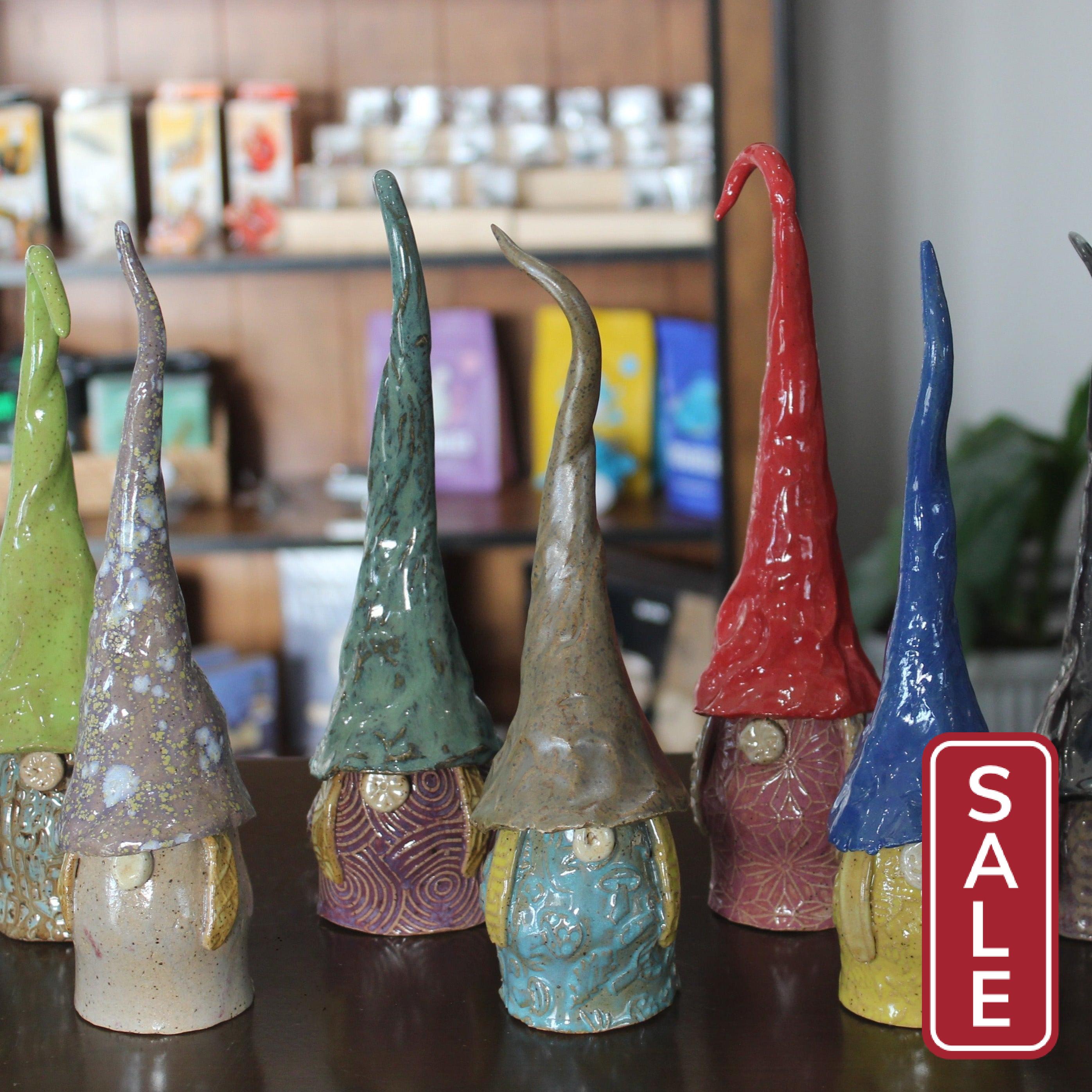 Handmade Ceramic Garden Gnomes- Female