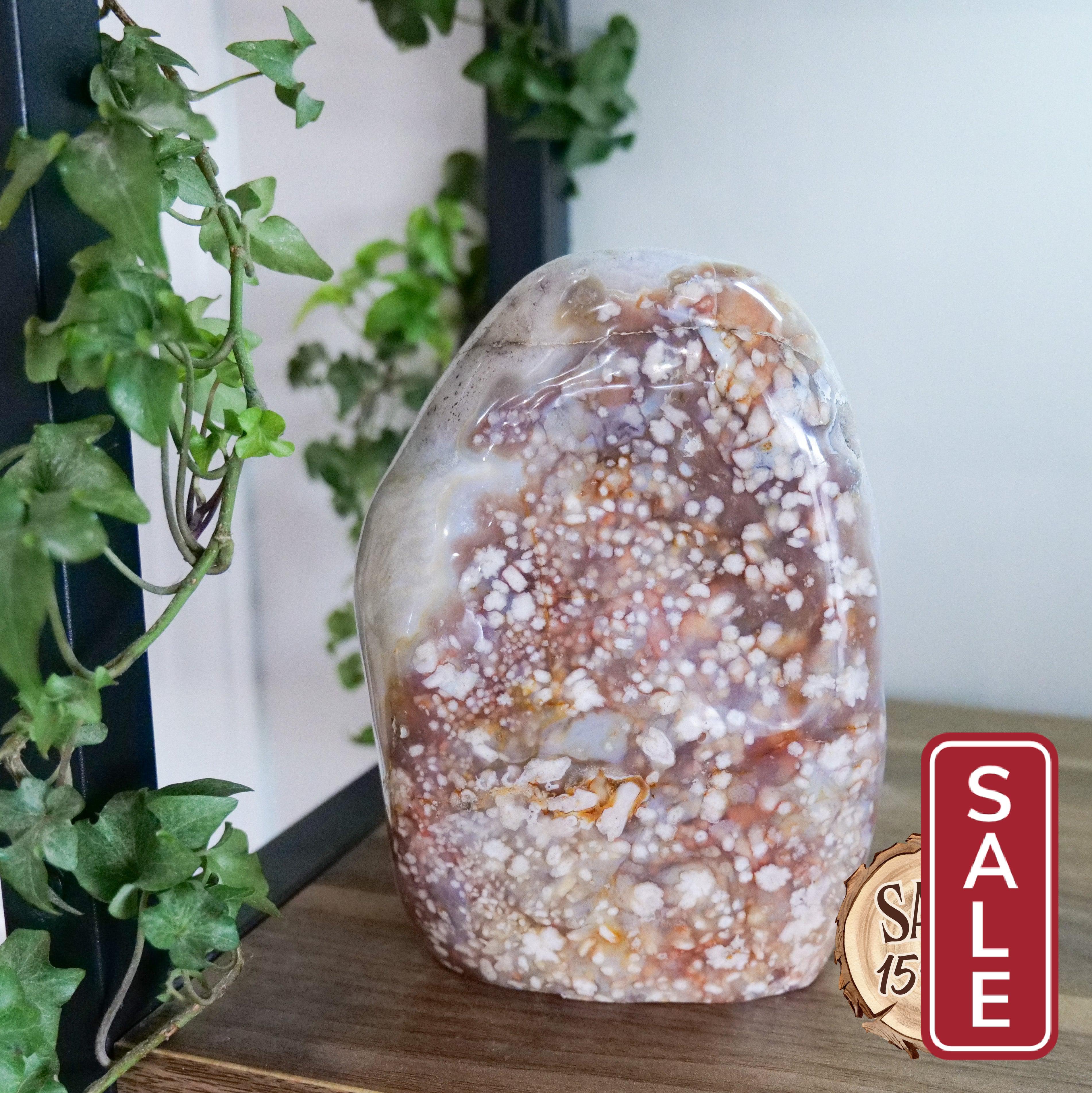 Flower Agate Free Form