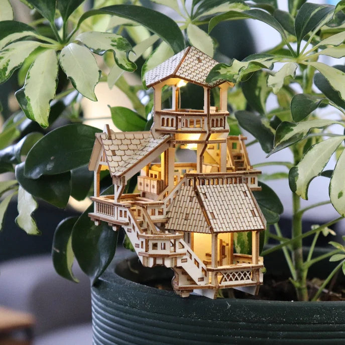 tiny tree houses for plants Tiny Treehouses: Horizons Edge