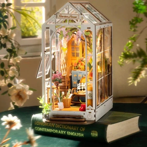 DIY Miniature House Book Nook Kit