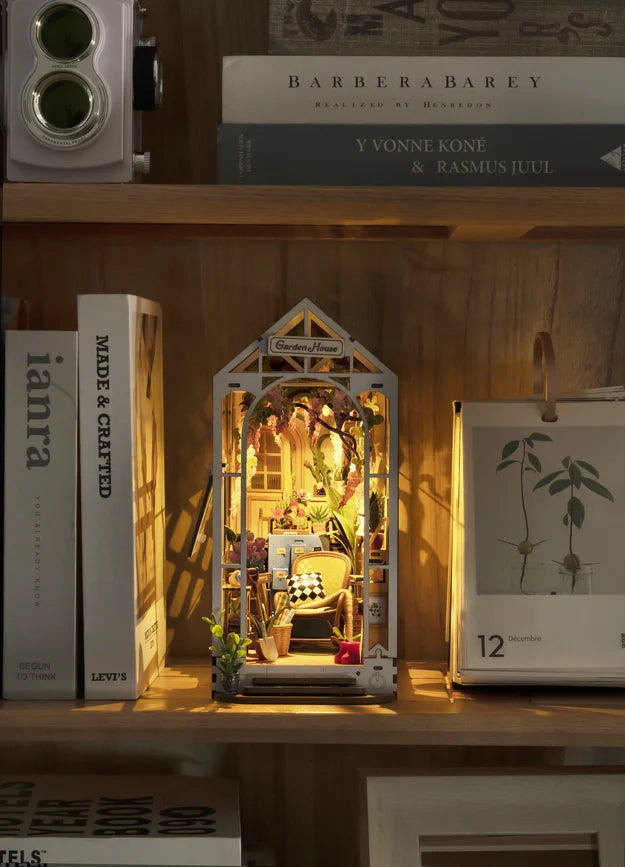 DIY Miniature House Book Nook Kit