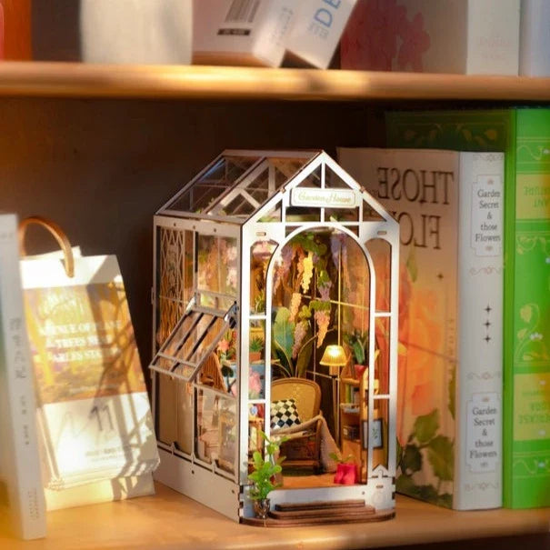 DIY Miniature House Book Nook Kit