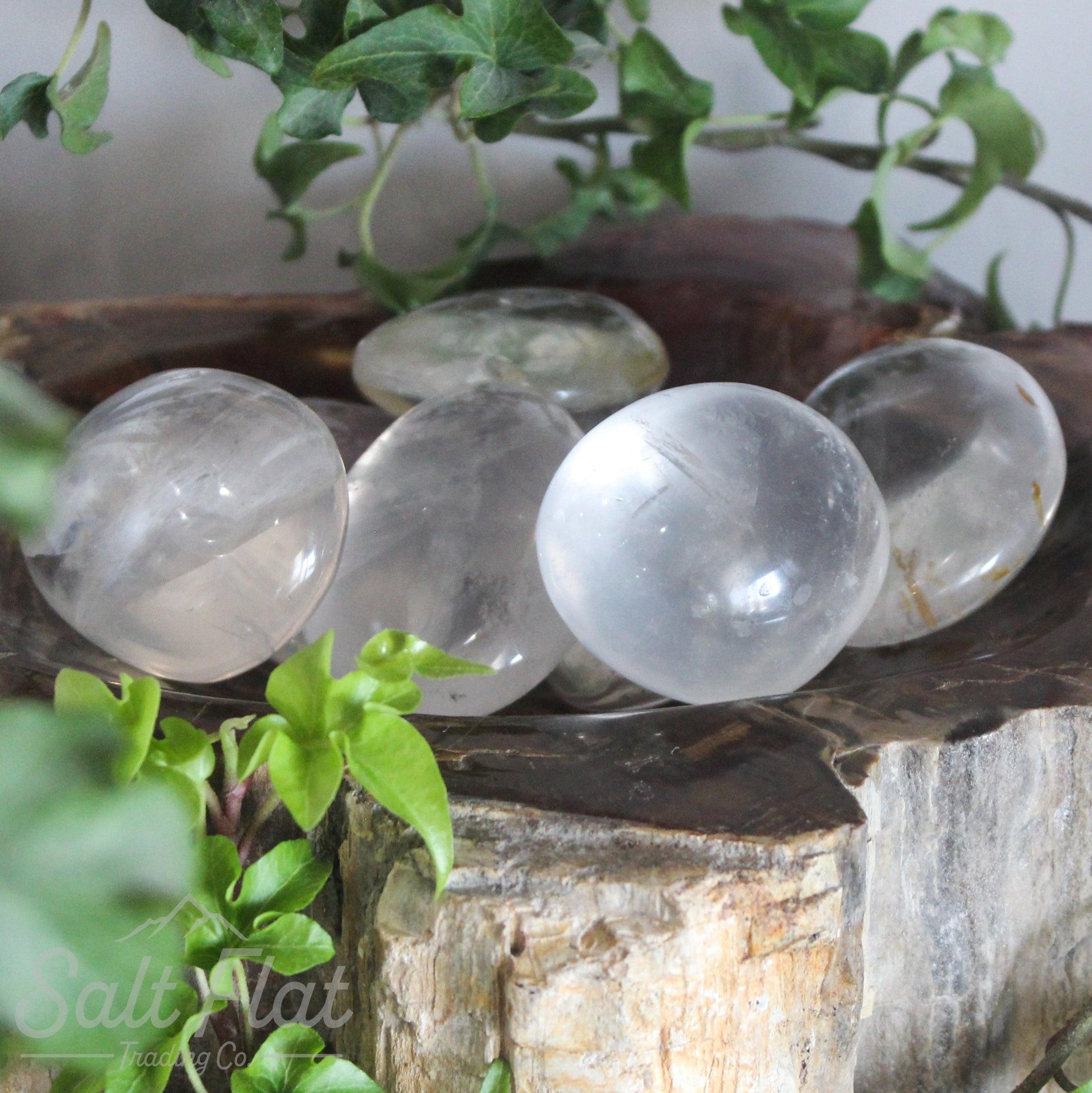 Girasol Quartz Palm Stone