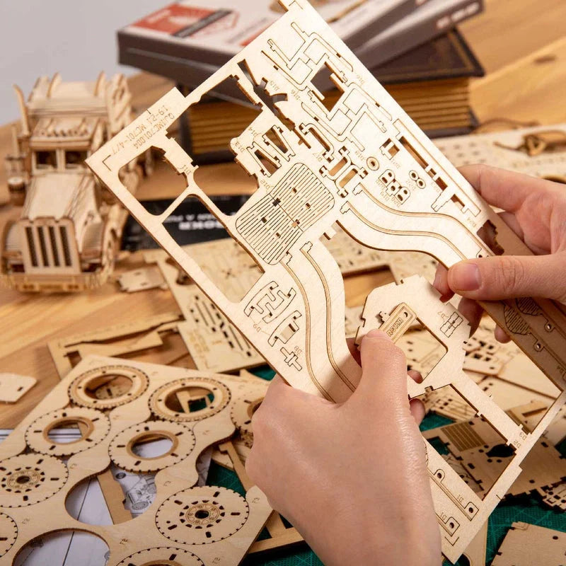 Grand Prix Car 3D Wooden Puzzle