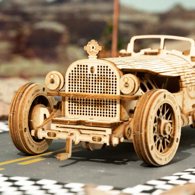 Grand Prix Car 3D Wooden Puzzle