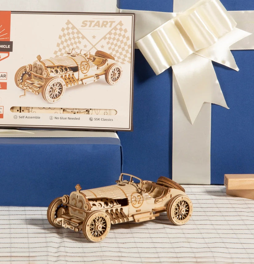 Grand Prix Car 3D Wooden Puzzle