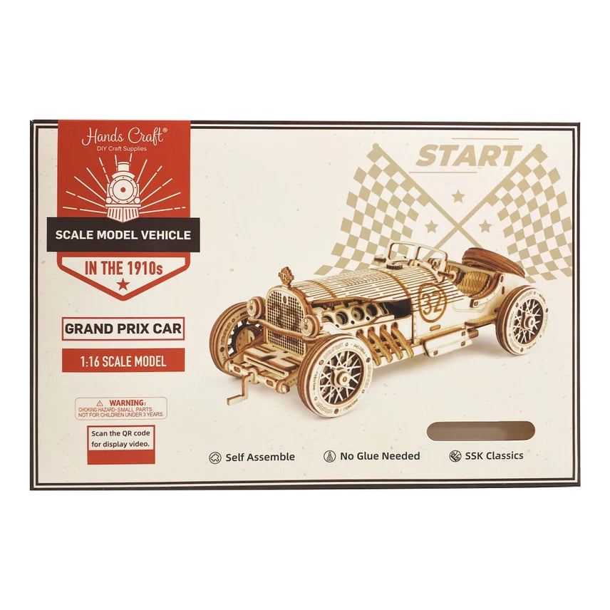 Grand Prix Car 3D Wooden Puzzle