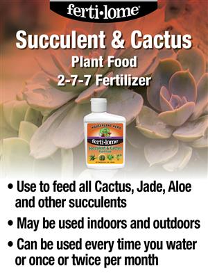 Alimento para suculentas y cactus 2-7-7 8oz
