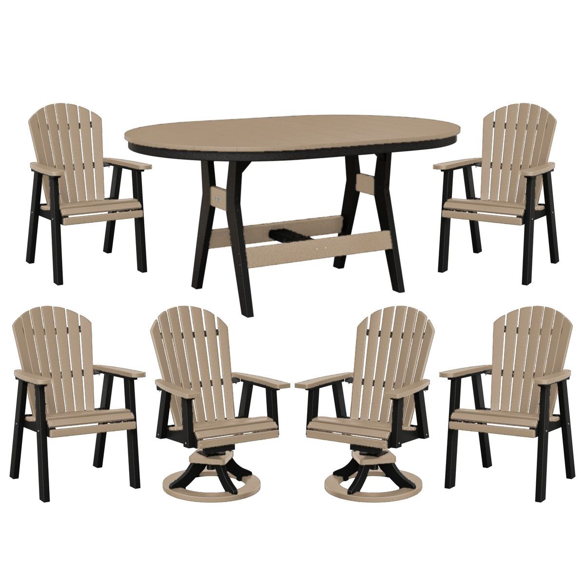Harbor Family Outdoor Dining Set for 6 – 7 Pieces