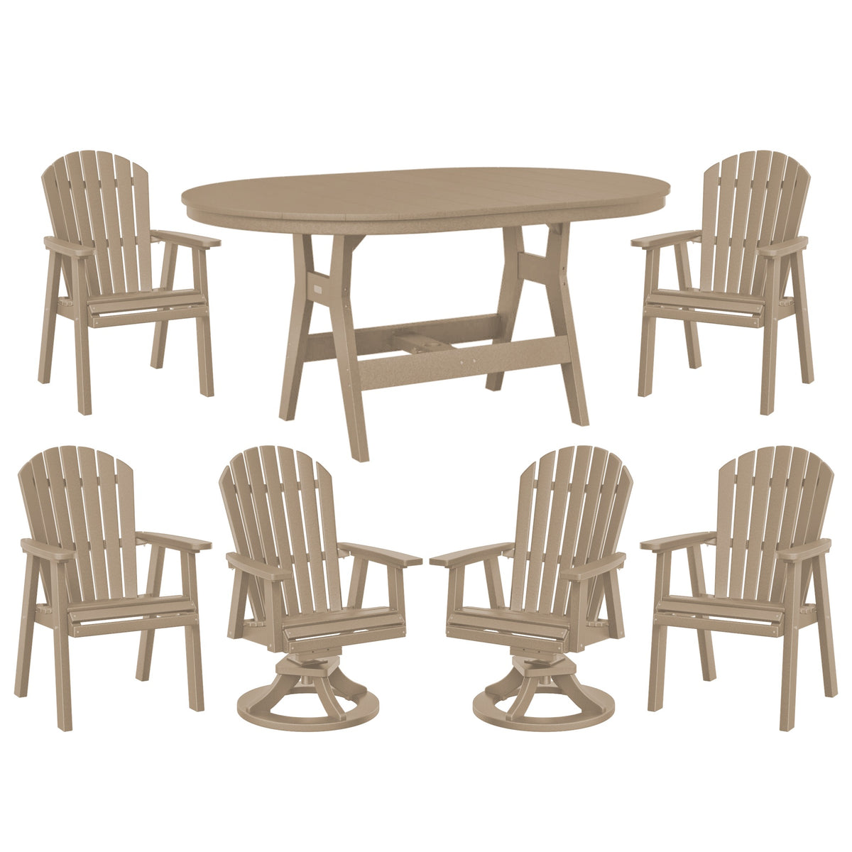 Harbor Family Outdoor Dining Set for 6 – 7 Pieces