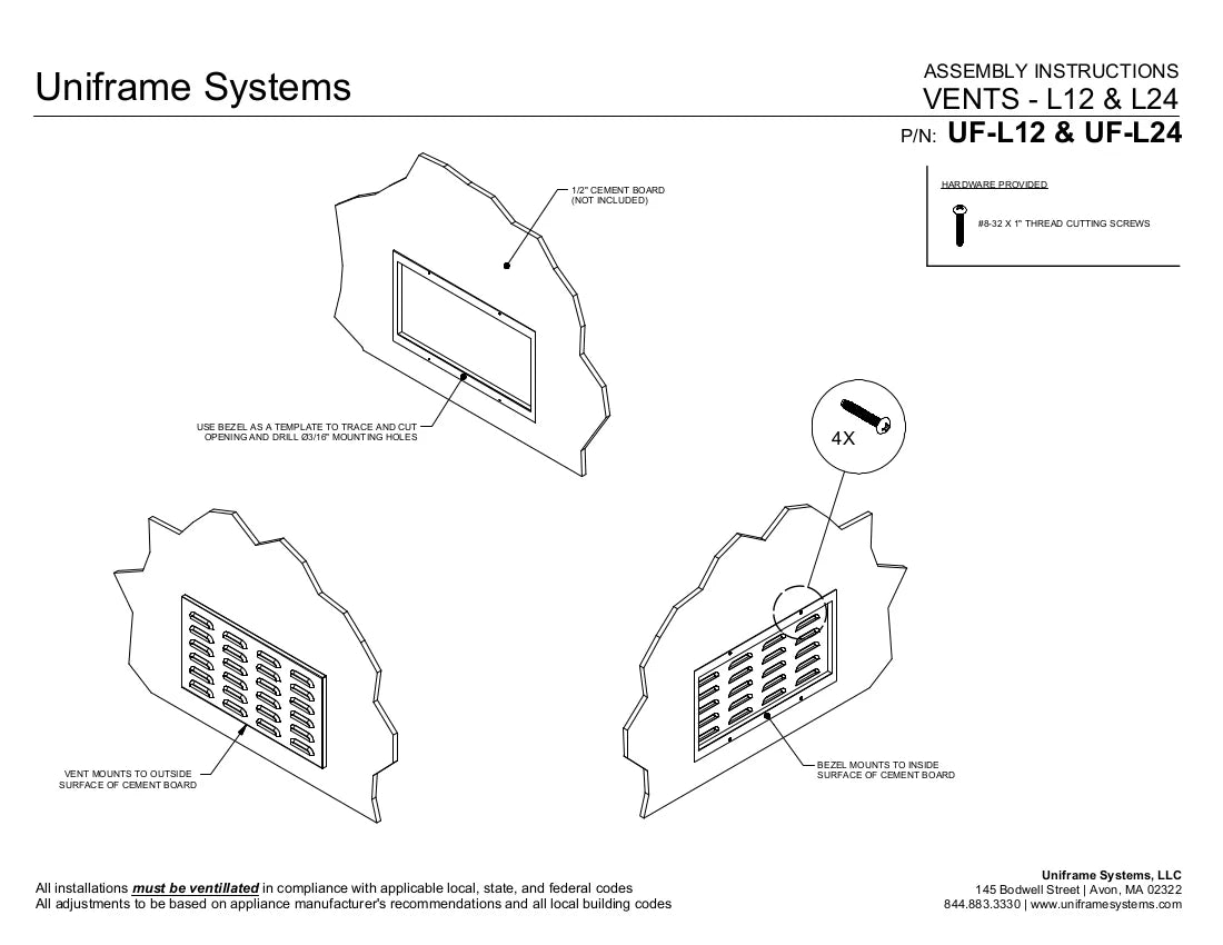 12 Louver Vent