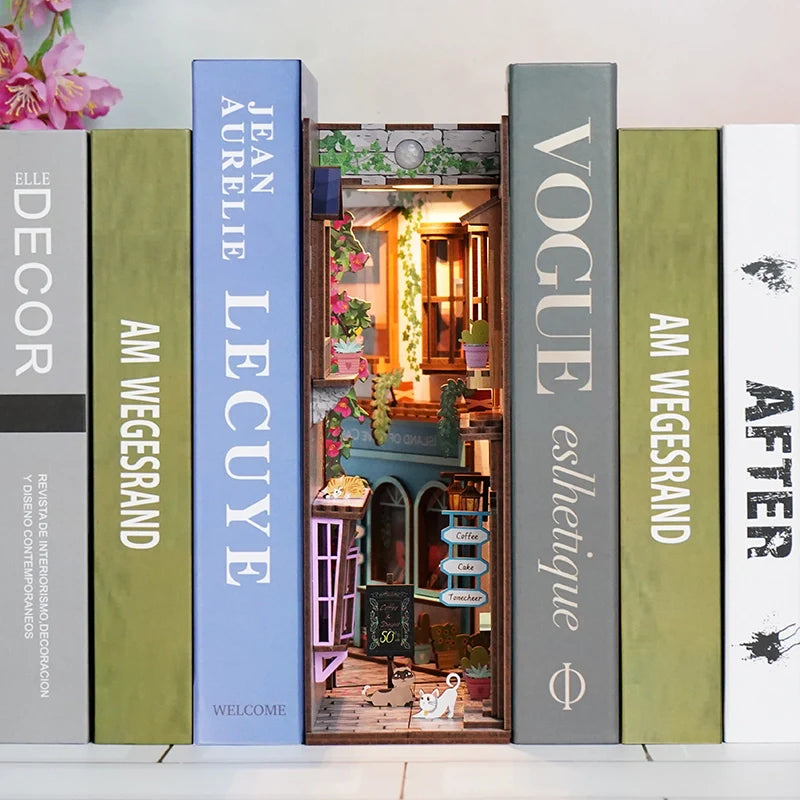 DIY Miniature House Book Nook Kit