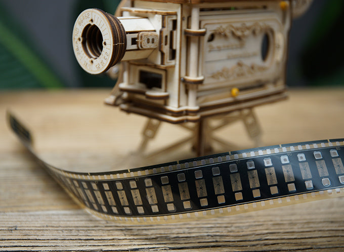 Vitascope Mechanical Wooden Movie Projector