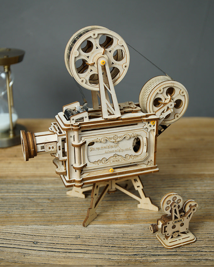 Vitascope Mechanical Wooden Movie Projector