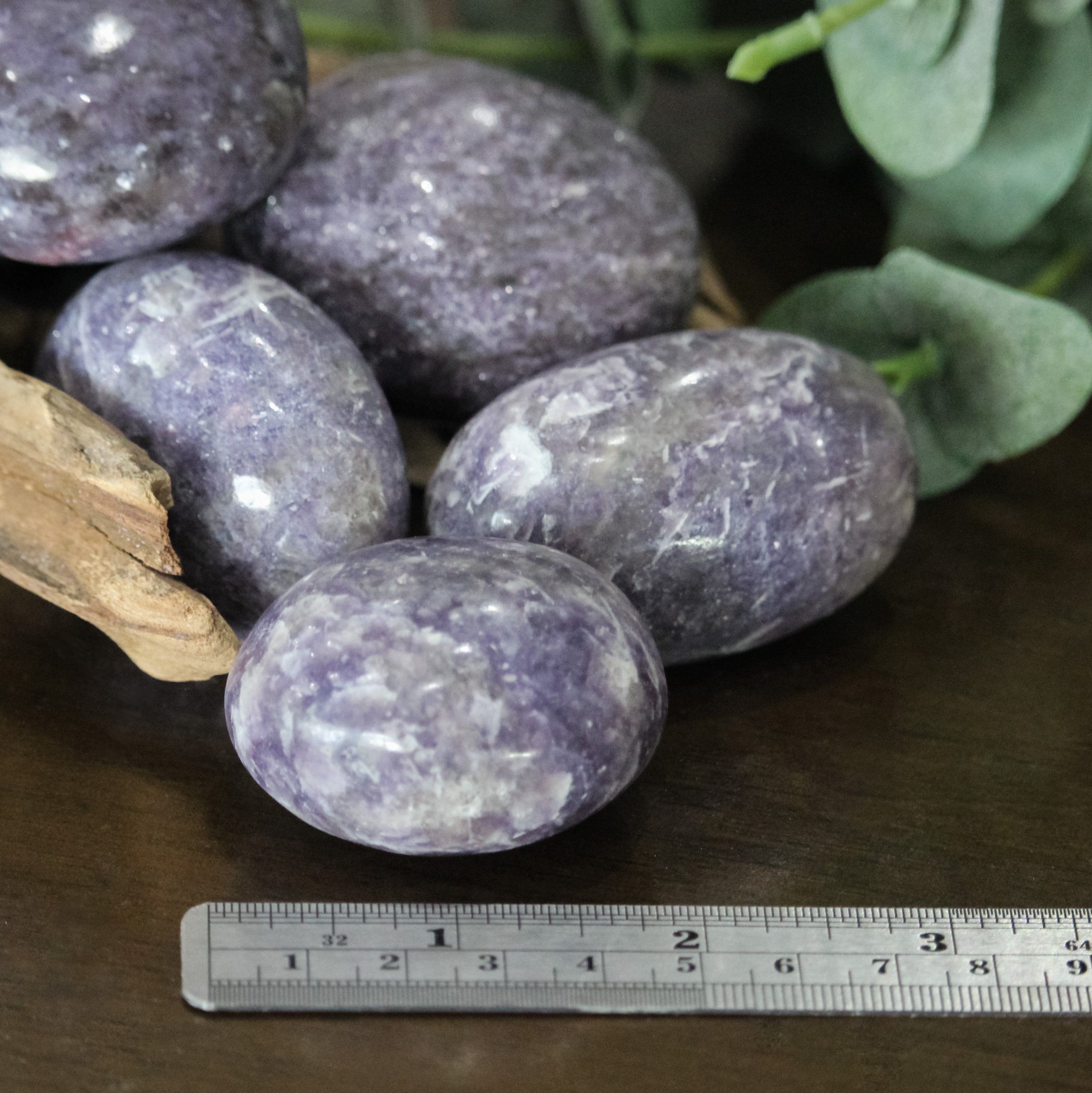 Lepidolite Palm Stone