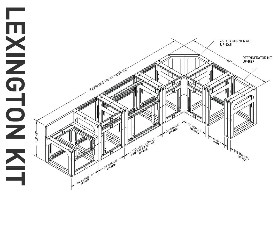 The Lexington Outdoor Kitchen