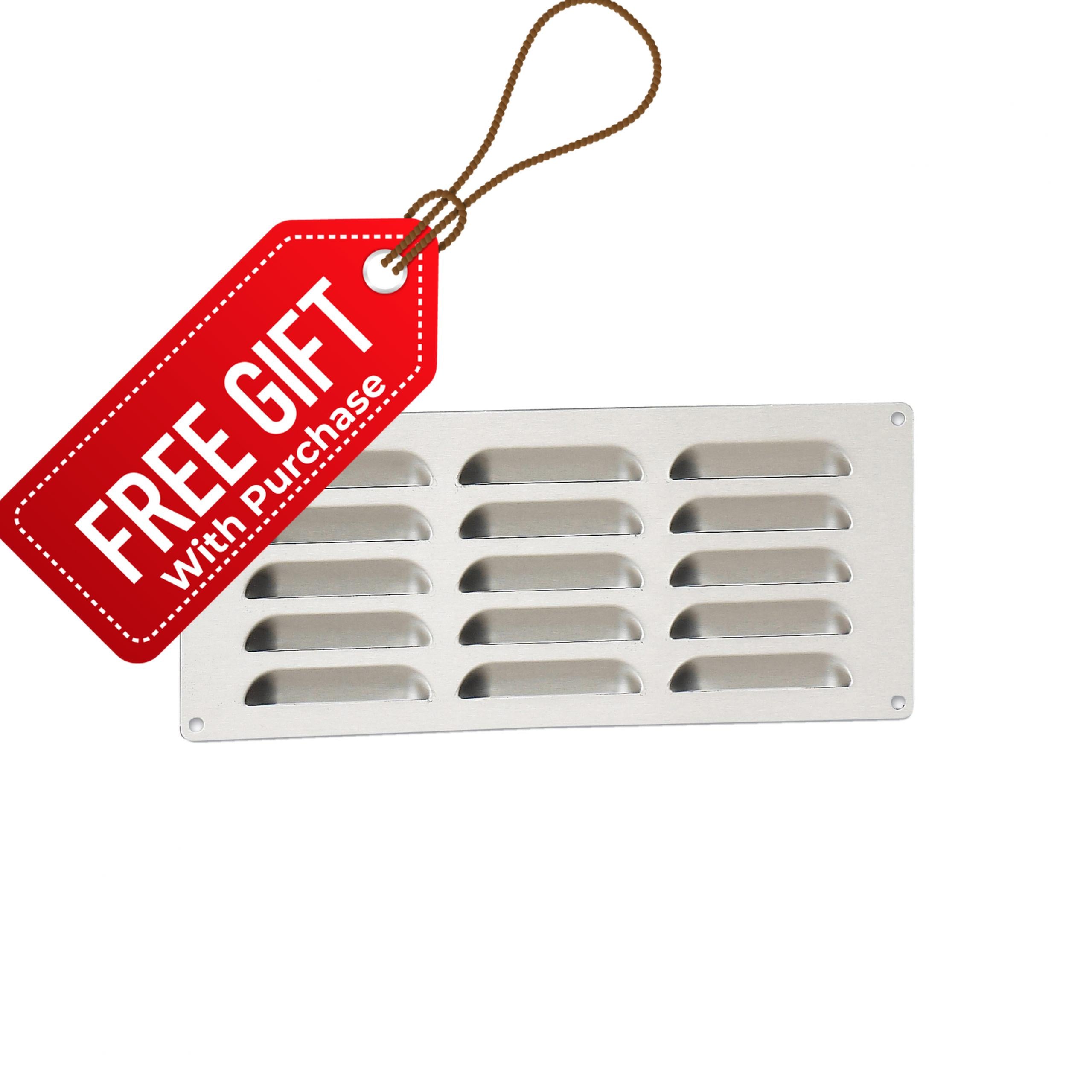 Louvered Stainless Steel Venting Panel