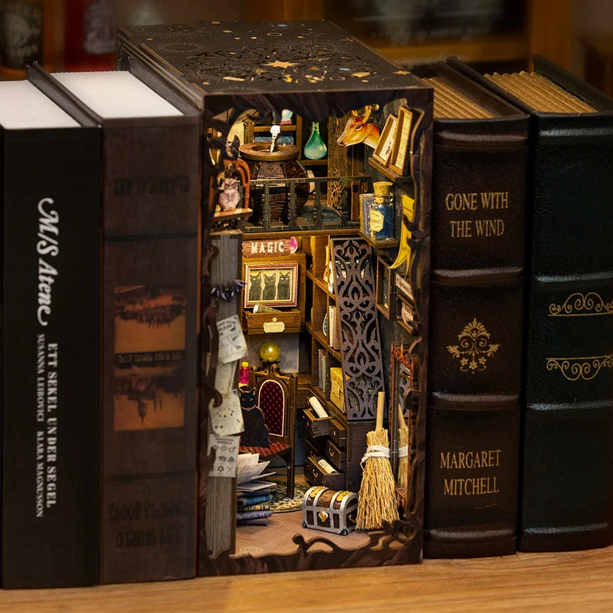 DIY Miniature House Book Nook Kit