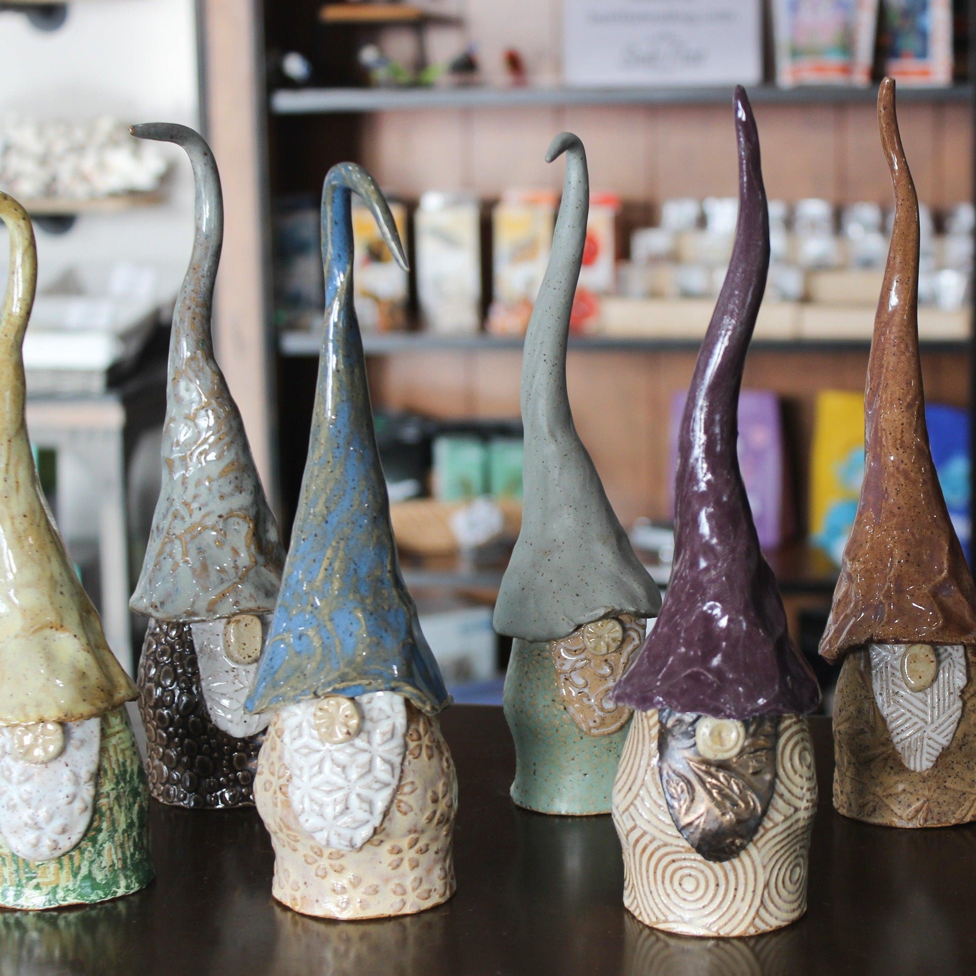 Handmade Ceramic Garden Gnomes- Males