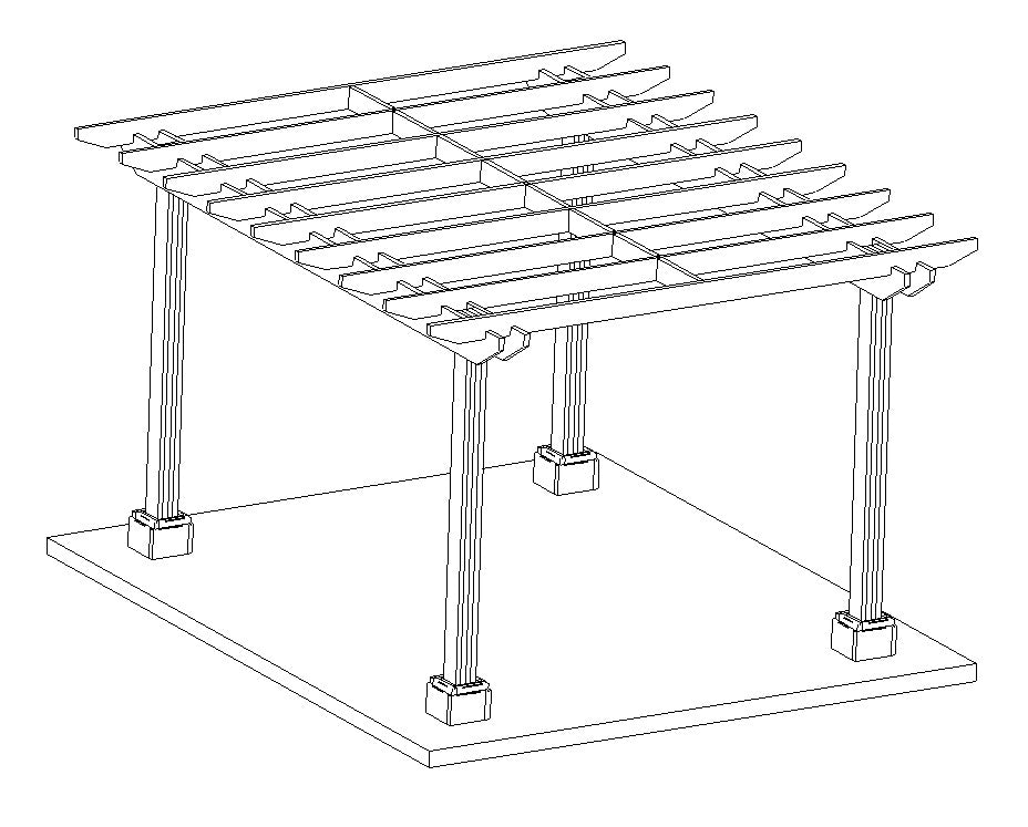 Mendoza Wood Pergola