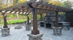 Pérgola de madera de Mendoza