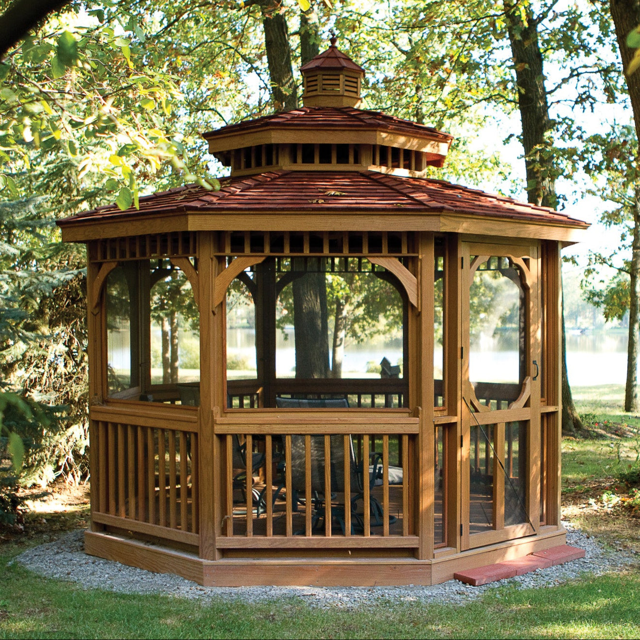 Monticello Wood Gazebo