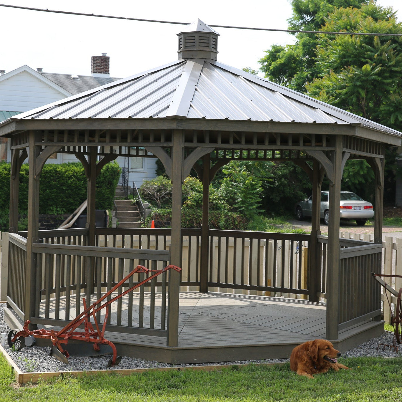 Monticello Wood Gazebo