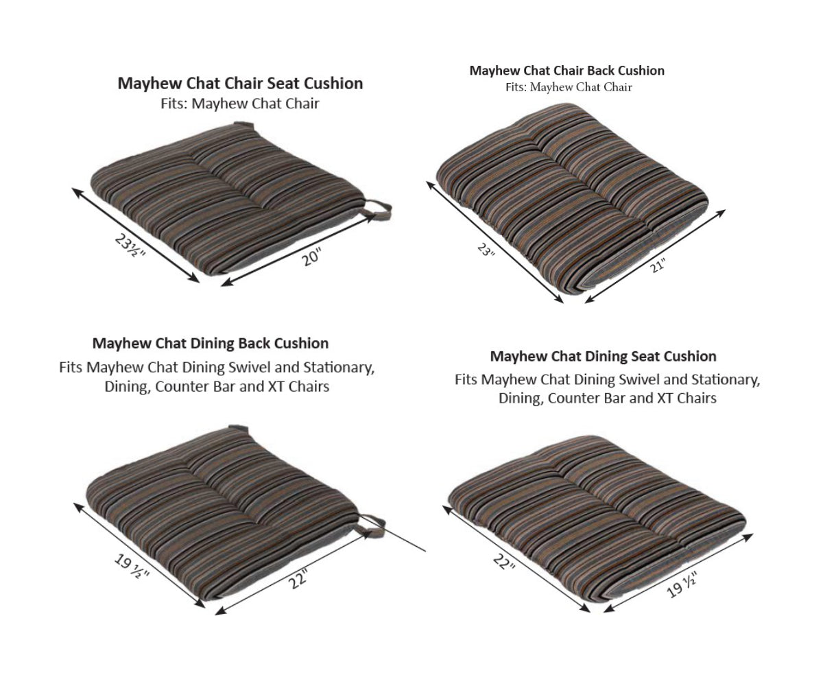 Mayhew Chat Chair Cushions