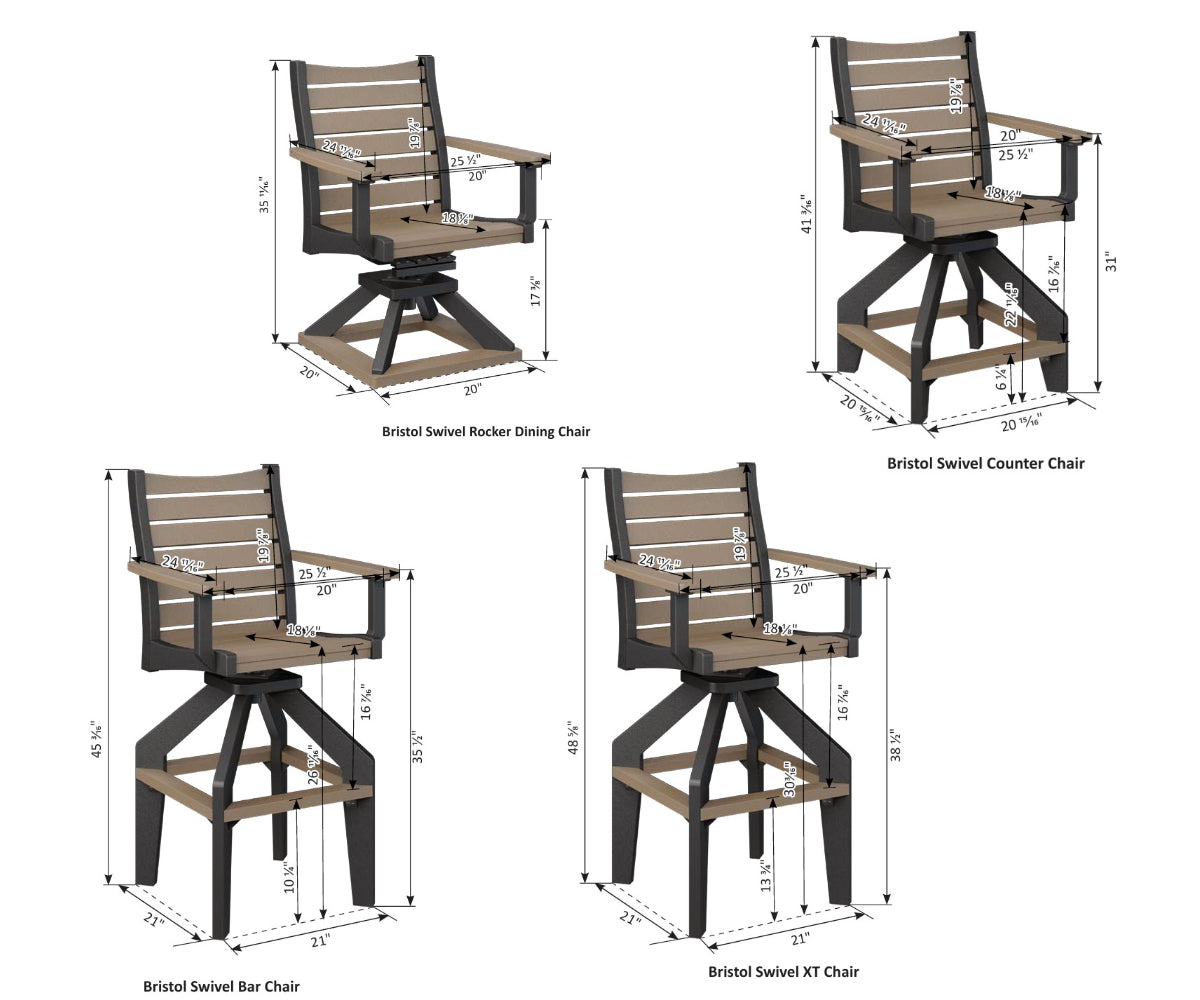 Bristol Swivel Chair